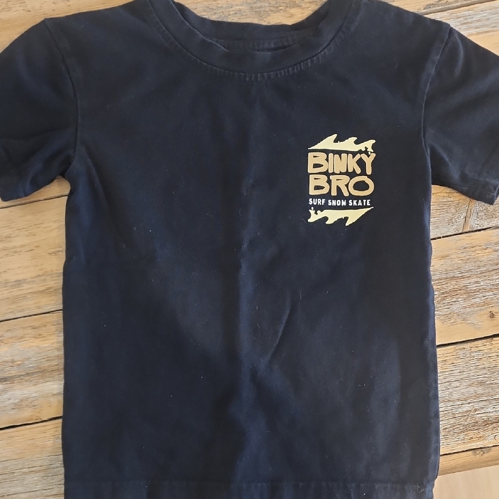 Kids Black BINKY BRO T-Shirt